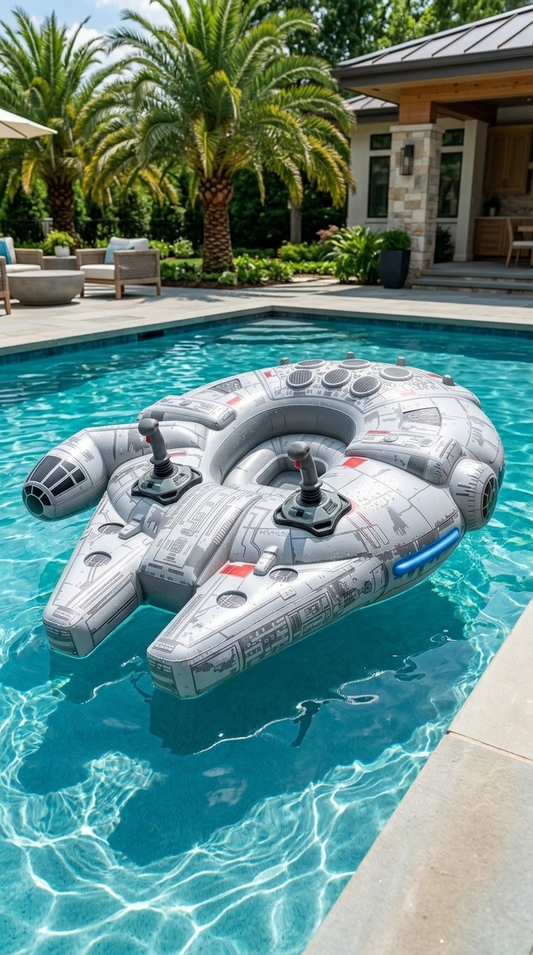 Millennium falcon motorized float ￼
